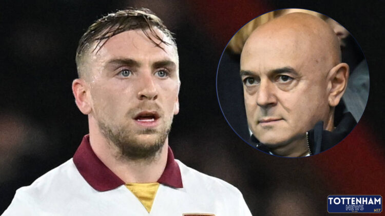 Tottenham chairman Daniel Levy and West Ham United forward Jarrod Bowen