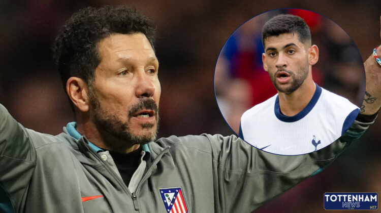 Tottenham, Diego Simeone, Cristian Romero