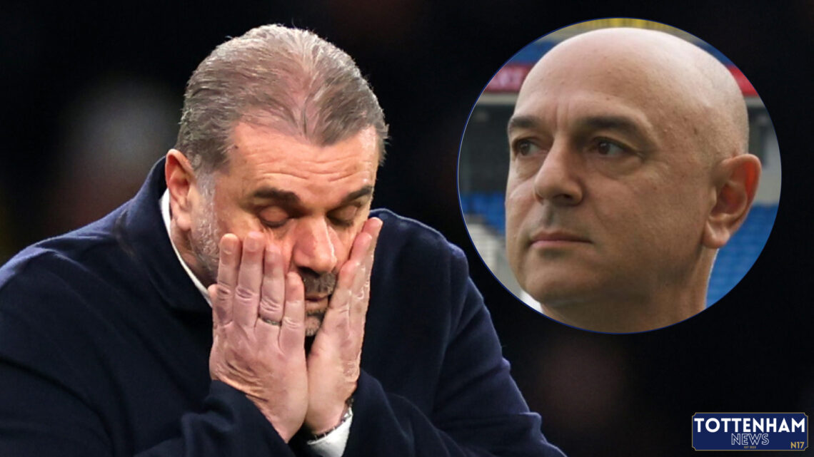 Ange Postecoglou and Daniel Levy