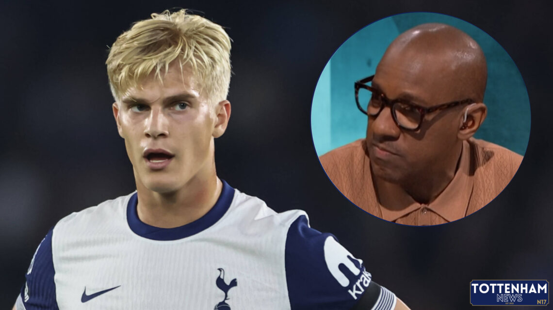 Tottenham Lucas Bergvall Dion Dublin