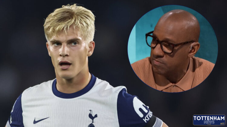 Tottenham Lucas Bergvall Dion Dublin