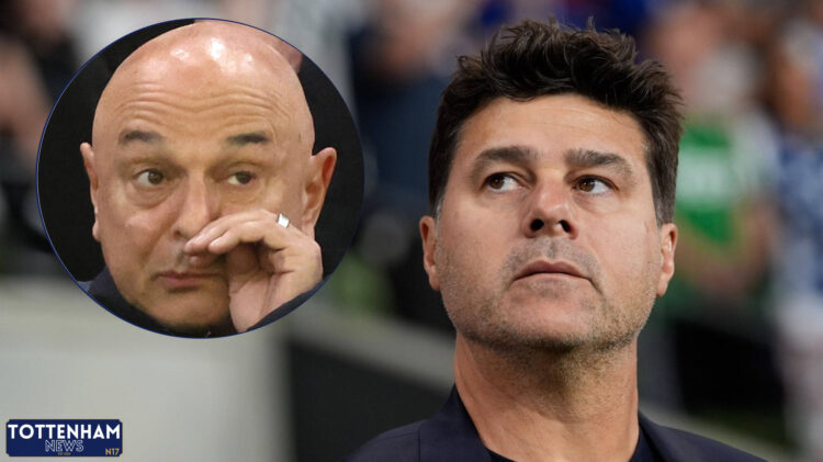 Tottenham chairman Daniel Levy and Mauricio Pochettino