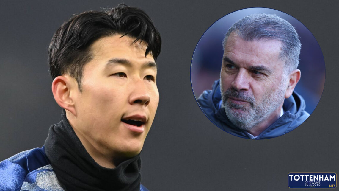 Son Heung-min and Ange Postecoglou
