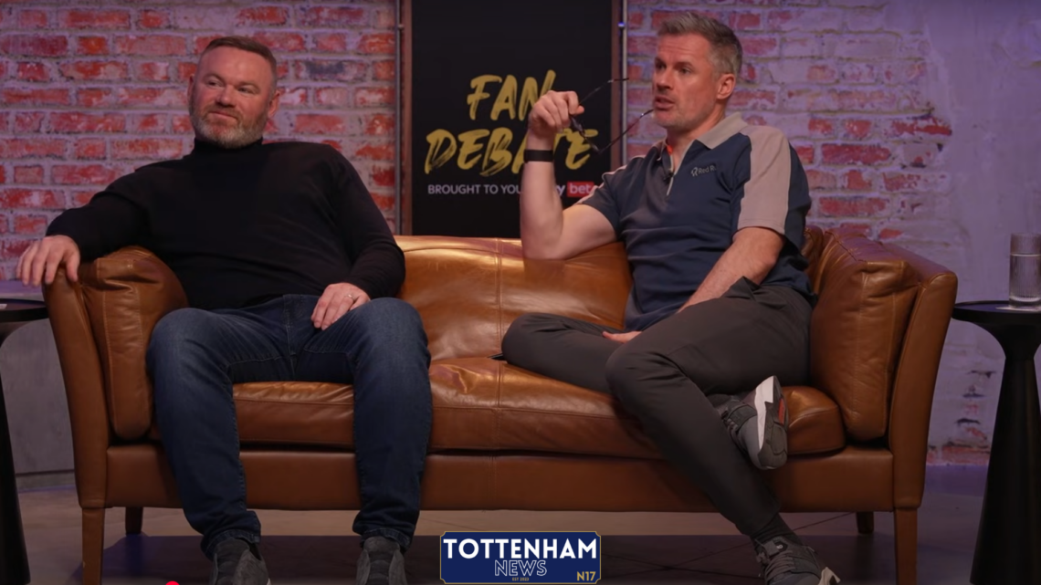 Tottenham Wayne Rooney Jamie Carragher