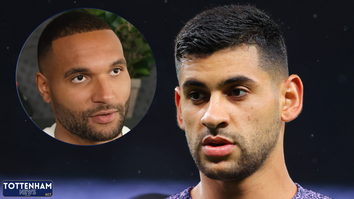 Tottenham defender Cristian Romero and Bayer Leverkusen centre-back Jonathan Tah