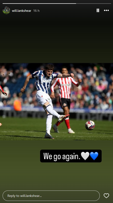 Will Lankshear's Instagram post