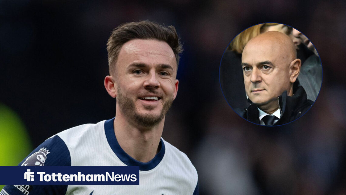 Daniel Levy accepted James Maddison request