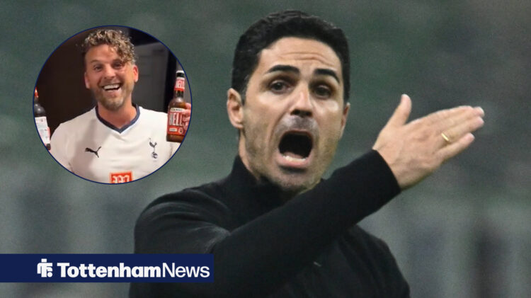 David Bentley and Mikel Arteta