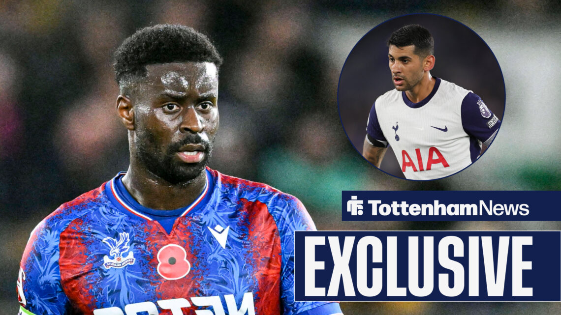 Marc Guehi could replace Cristian Romero at Tottenham.