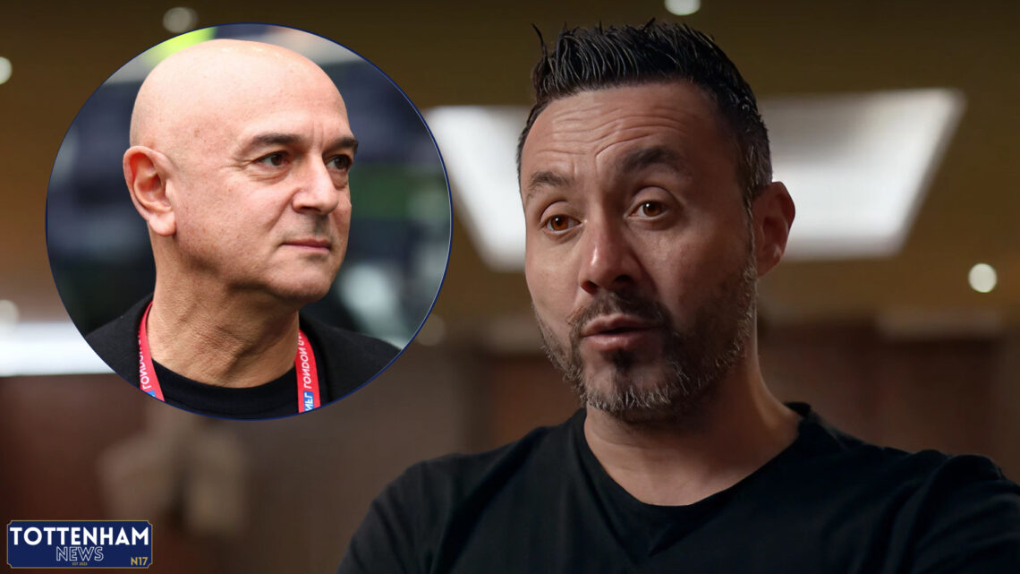 Roberto De Zerbi, Daniel Levy