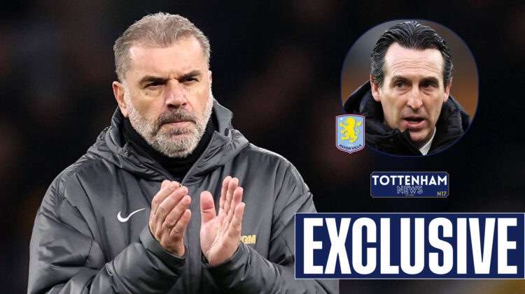 Tottenham Aston Villa Ange Postecoglou Unai Emery