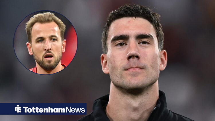 Tottenham-linked Juventus striker Dusan Vlahovic and Bayern Munich striker Harry Kane