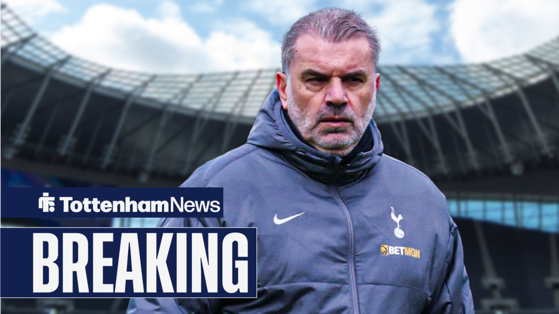 Tottenham manager Ange Postecoglou