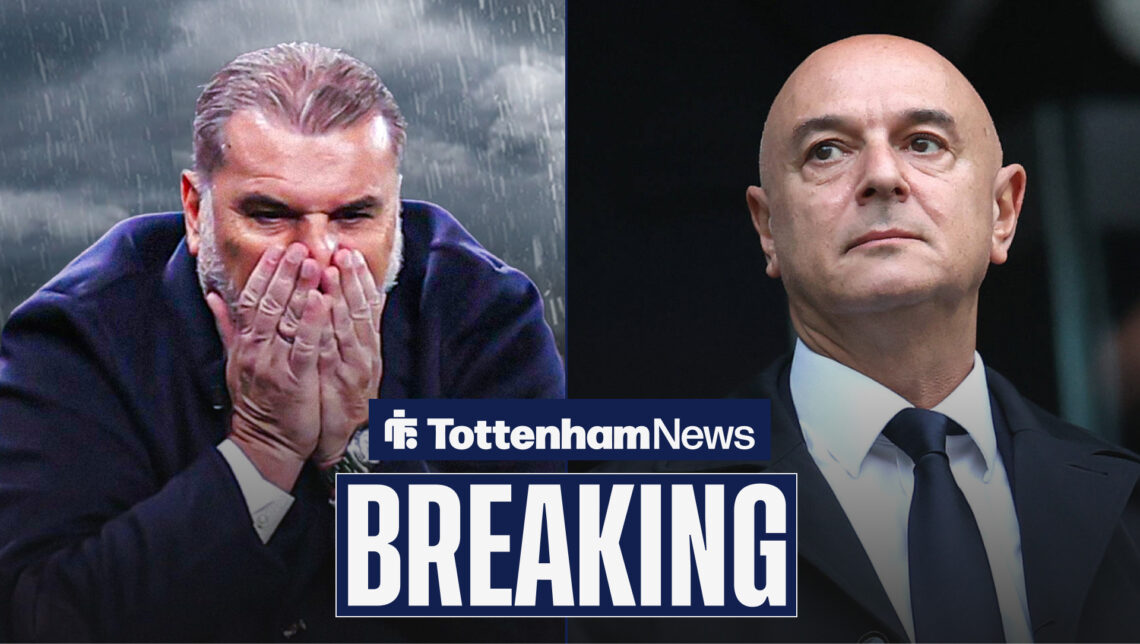 Ange Postecoglou faces being sacked by Daniel Levy