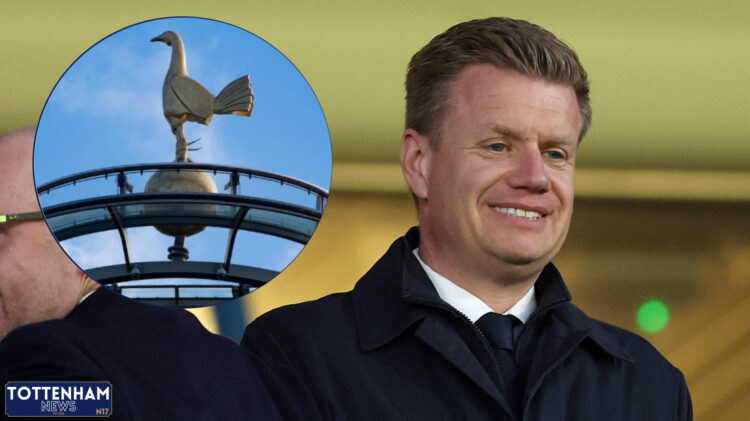 Tottenham technical director Johan Lange