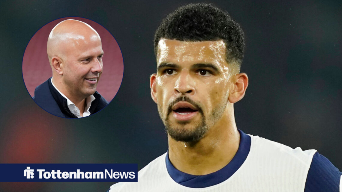 Dominic Solanke has reacted to a Liverpool transfer.