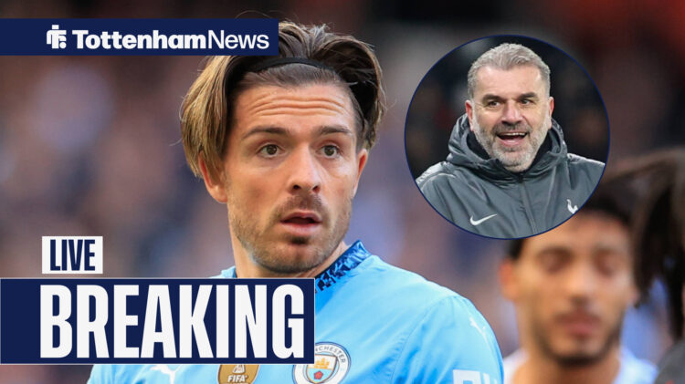 Jack Grealish is linked to Tottenham