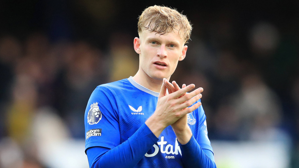 Everton's Jarrad Branthwaite.