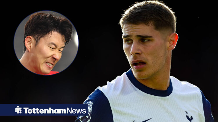 Micky Van de Ven, Son Heung-min