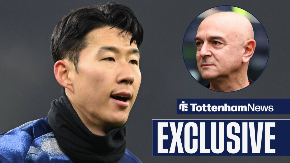 Son Heung-Min, Daniel Levy
