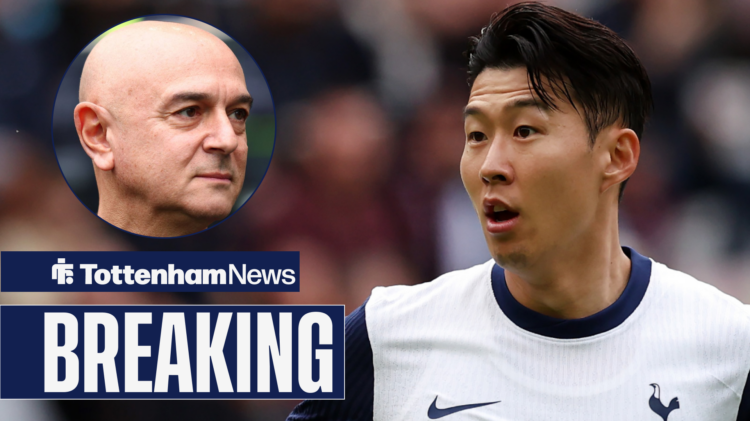 Son Heung-min, Daniel Levy