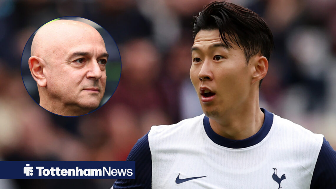 Son Heung-min, Daniel Levy
