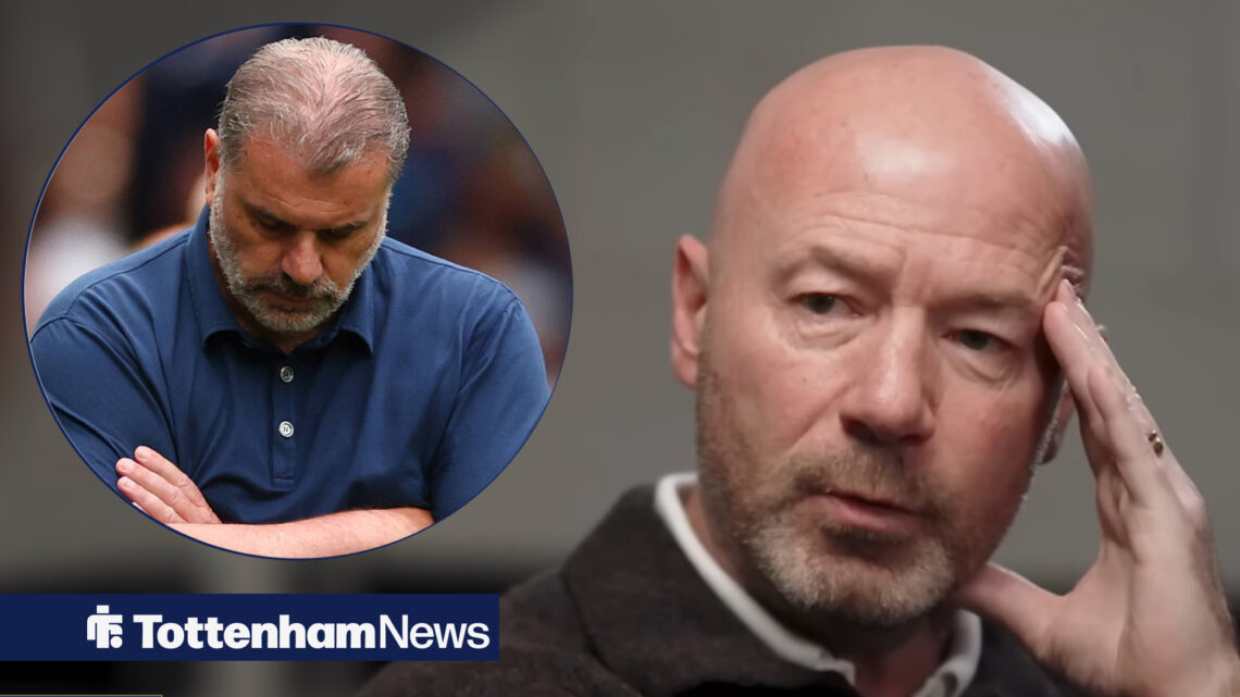 Tottenham, Alan Shearer, Ange Postecoglou