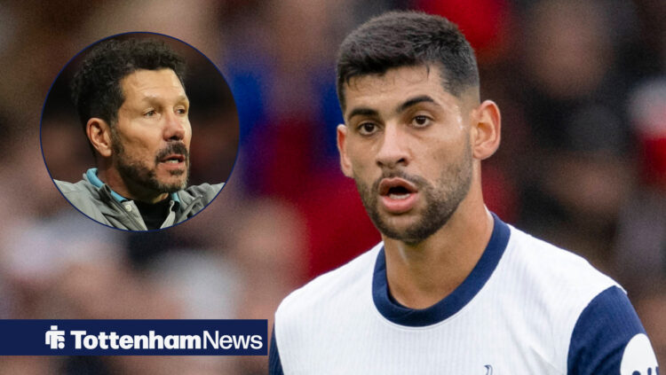 Tottenham Atletico Madrid Cristian Romero Diego Simeone