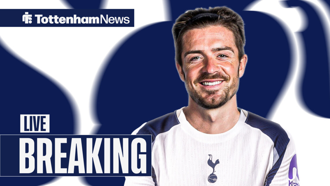 Jack Grealish in Tottenham kit