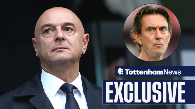 Daniel Levy, Thomas Frank, Tottenham.