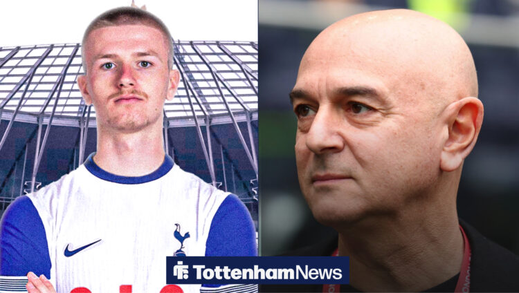 Levy, Wharton in Tottenham shirt