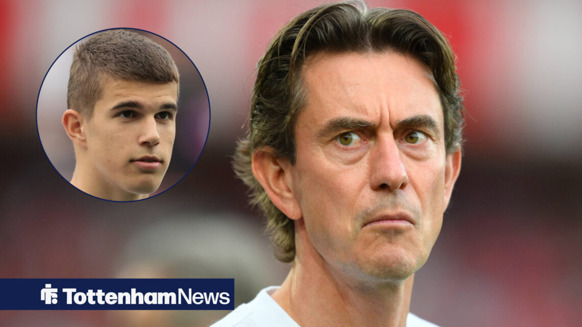 Luka Vuskovic, Thomas Frank, Tottenham