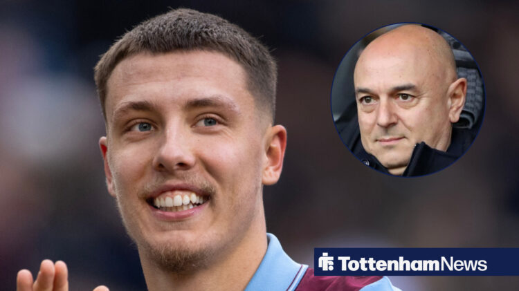 Maxime Esteve smiling with Daniel Levy looking down