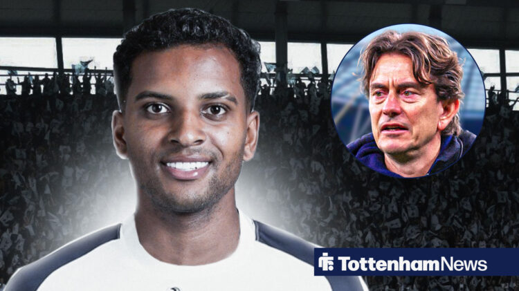 Rodrygo at Tottenahm with Thomas Frank looking upset