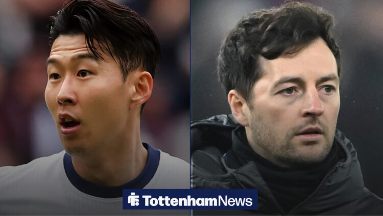 Son Heung-Min and Ryan Mason