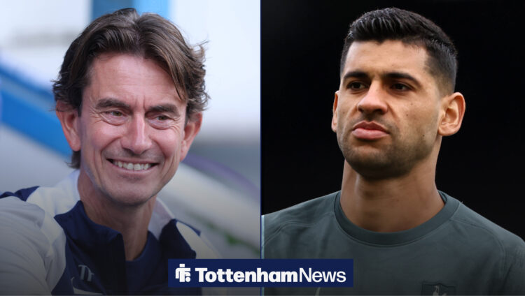 Thomas Frank, Cristian Romero, Tottenham.