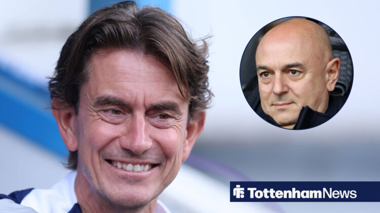 Thomas Frank and Daniel Levy looking pleased