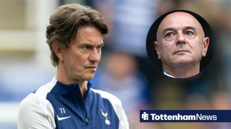 Thomas Frank displeased with Daniel Levy