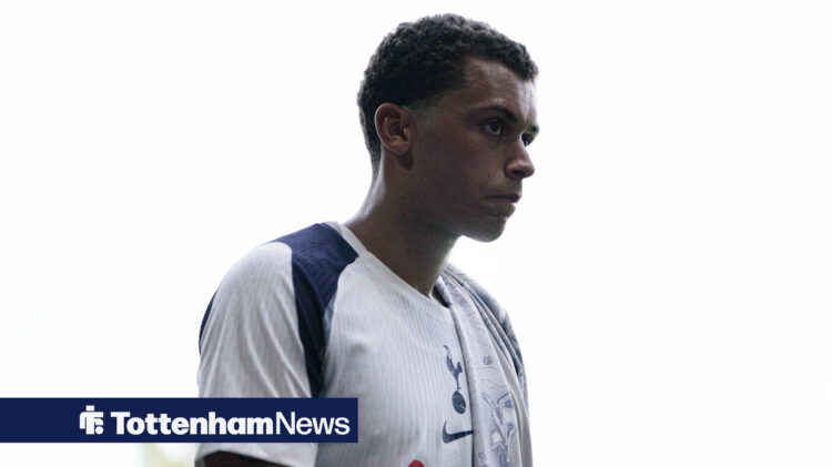 Tottenham forward Brennan Johnson