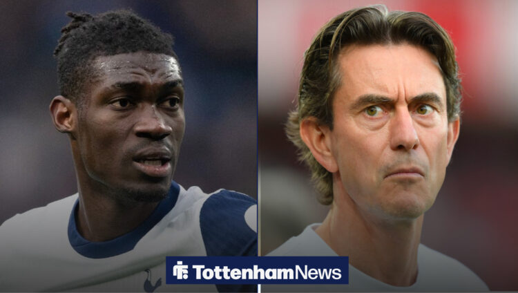 Yves Bissouma, Thomas Frank, Tottenham.
