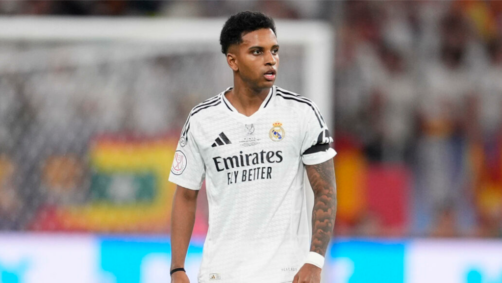 Tottenham-linked winger Rodrygo in action for Real Madrid.