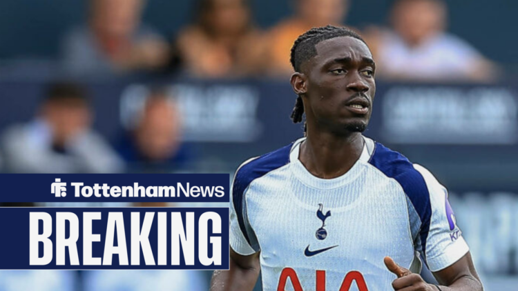 Spurs midfielder Yves Bissouma