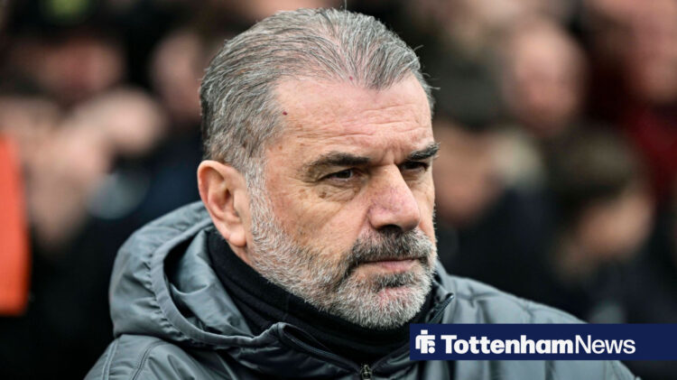 Ange Postecoglou looking pensive