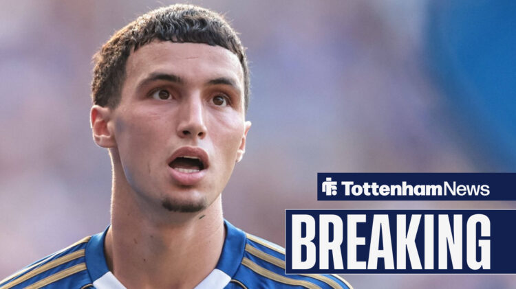 Bilal El Khannouss looks dazed for Leicester City.
