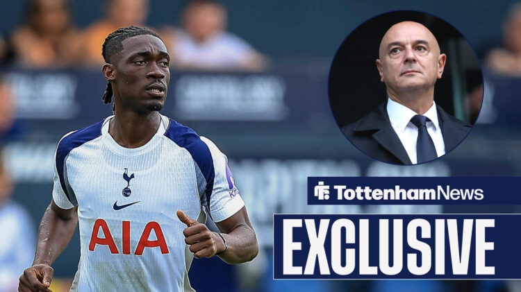 Bissouma on the pitch , Levy