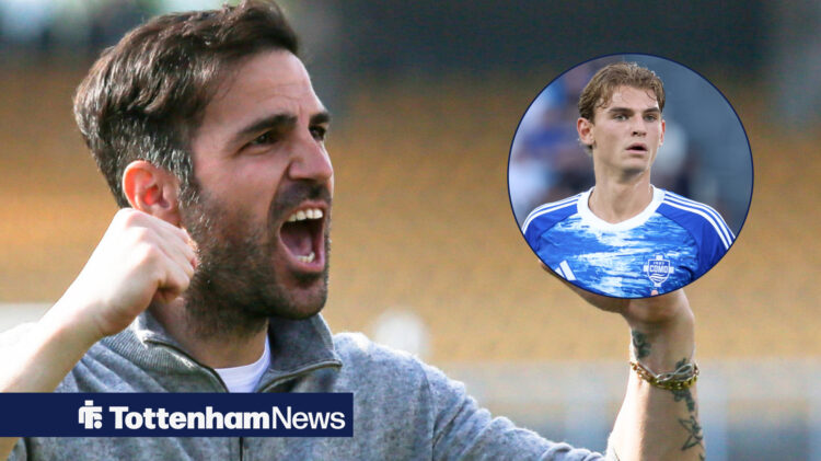Cesc Fabregas elated with Nico Paz
