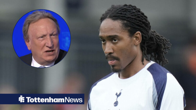Djed Spence looking towards Neil Warnock.