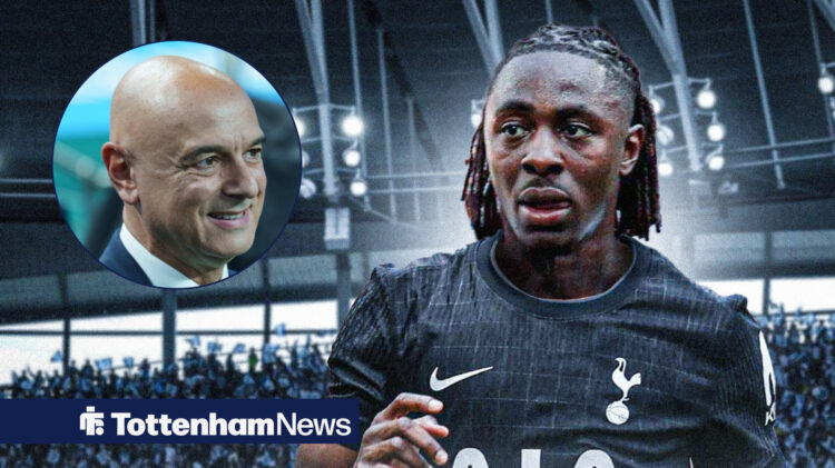 Tottenham target Eberezi Eze, Daniel Levy in the circular inset