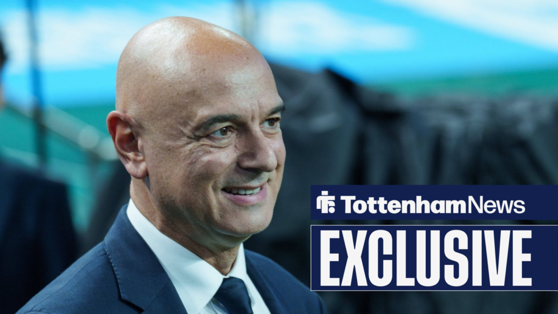 Tottenham chairman Daniel Levy smiling