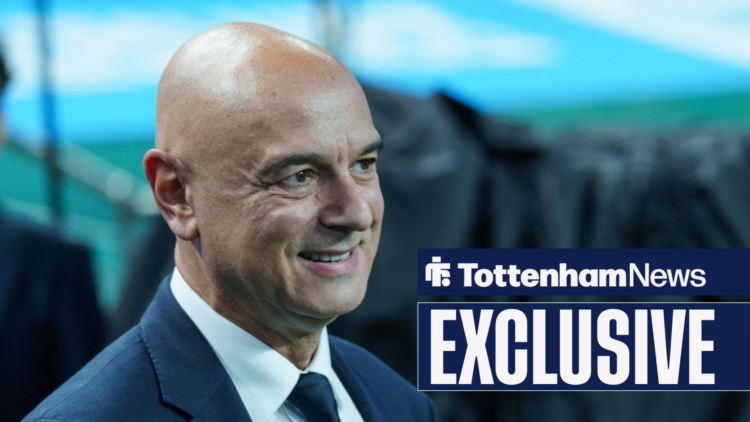 Tottenham chairman Daniel Levy smiling
